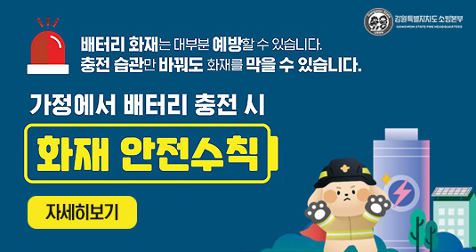 가정 배터리 충전 안전수칙
