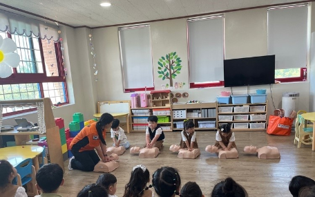 춘천소방서, 유치원 대상 찾아가는 소방안전교육
