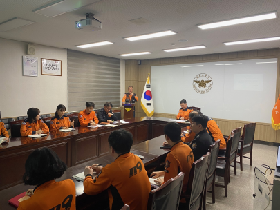 철원소방서, 긴급구조통제단 불시 가동훈련 실시