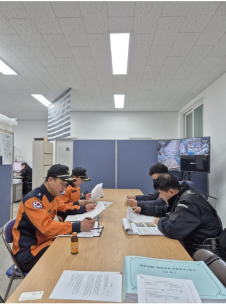 철원소방서, 공사현장 화재안전 현장점검 및 안전컨설팅 실시
