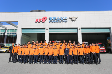 오승훈 강원소방본부장, 강릉소방서 격려방문