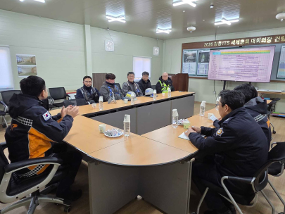 김진문 강릉소방서장, 겨울철 공사장 현장점검 실시