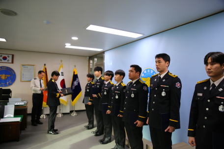 태백소방서, 신규 소방공무원 임용식 개최